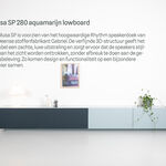 TV-meubel + lowboard, RAAT, Musa 280 SP, Aquamarijn